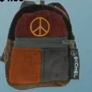Corduroy Patchwork Micro Accessory Backpack