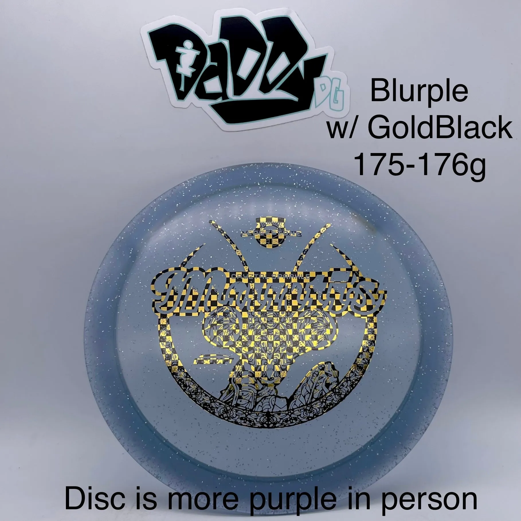 Discraft CryZtal Sparkle Mantis 2022 Ledgestone Stamped Distance Driver