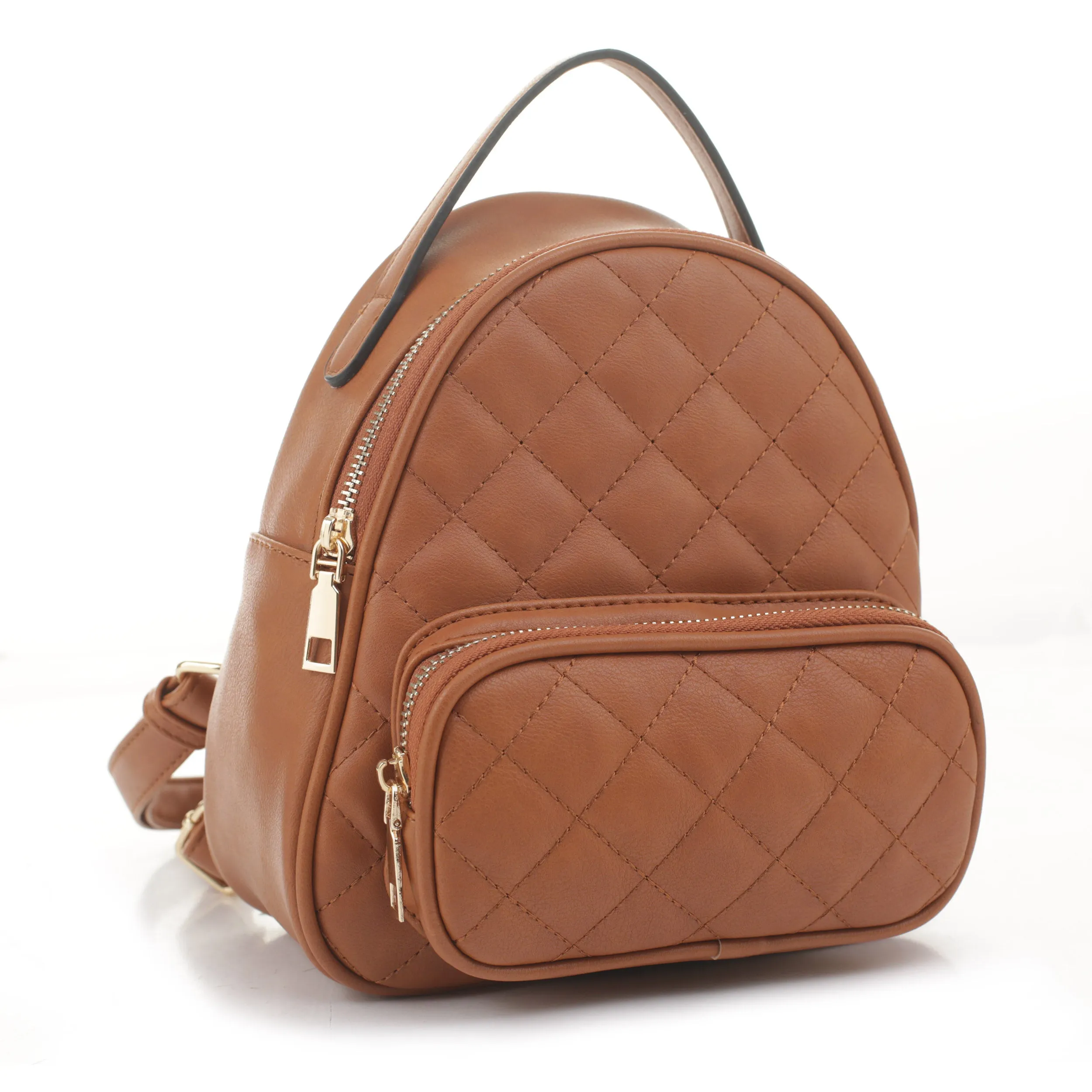 FC19616 Diamond Quilted Mini Backpack