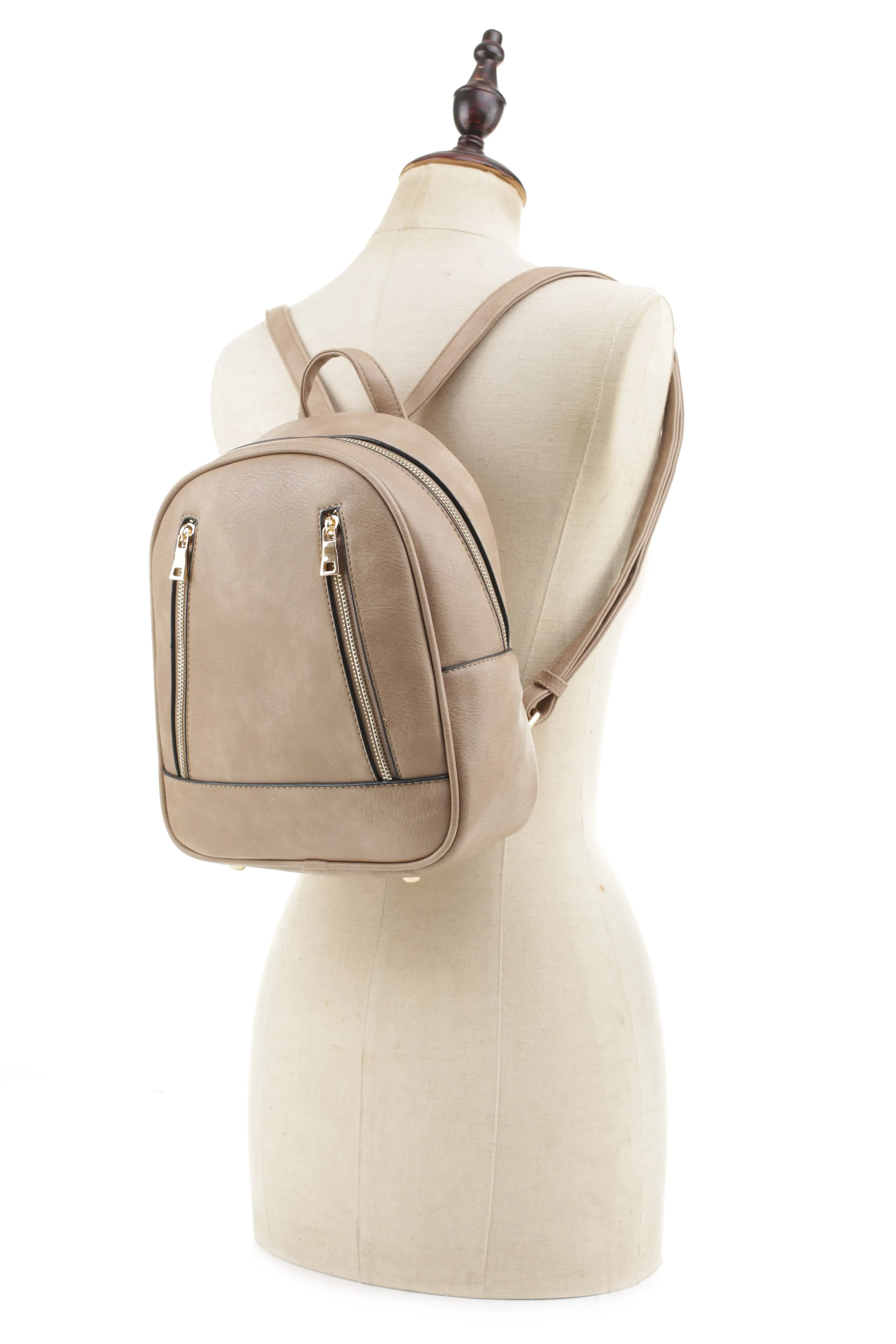 FC20221 Double Zipper Backpack