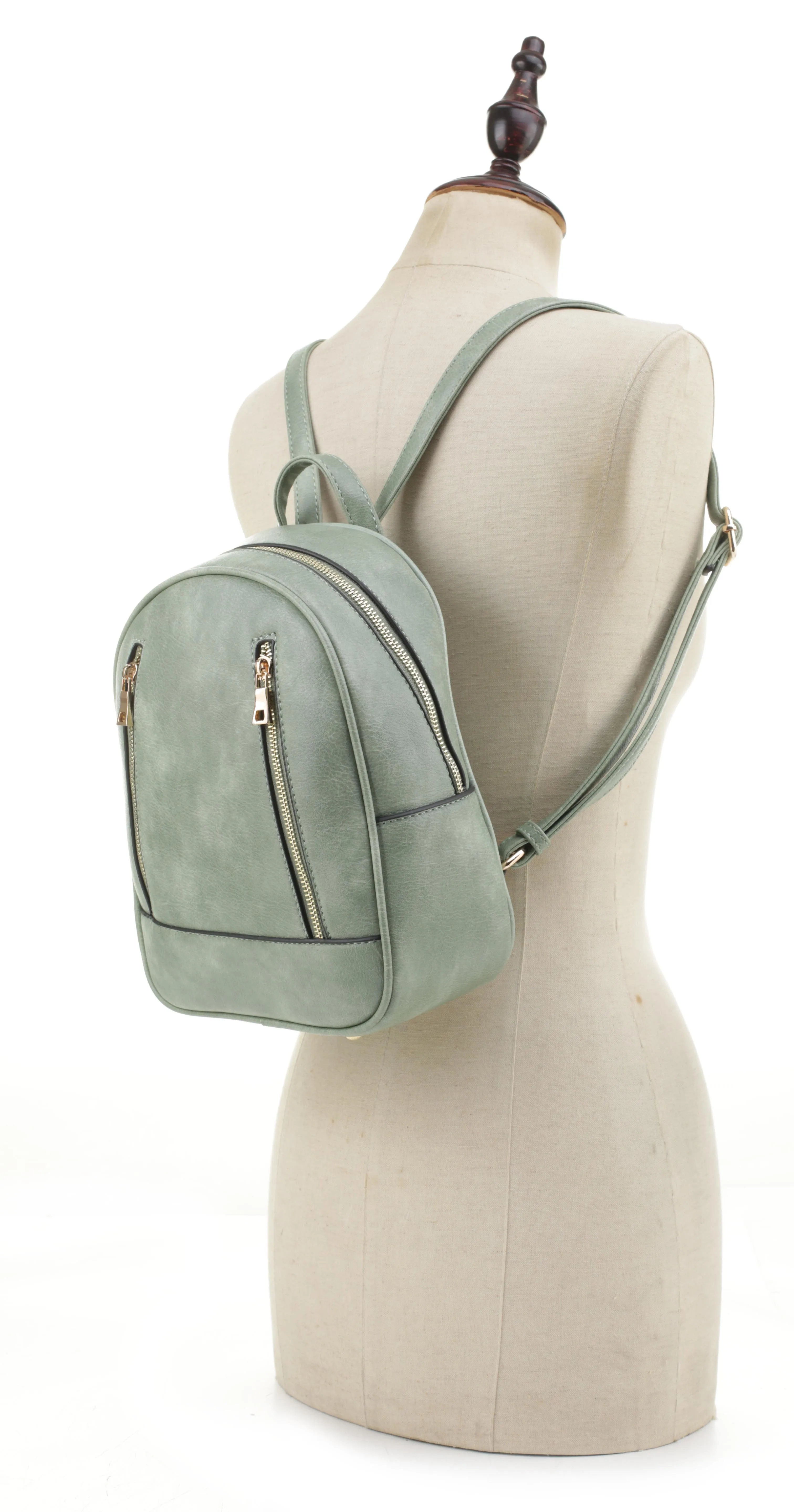 FC20221 Double Zipper Backpack