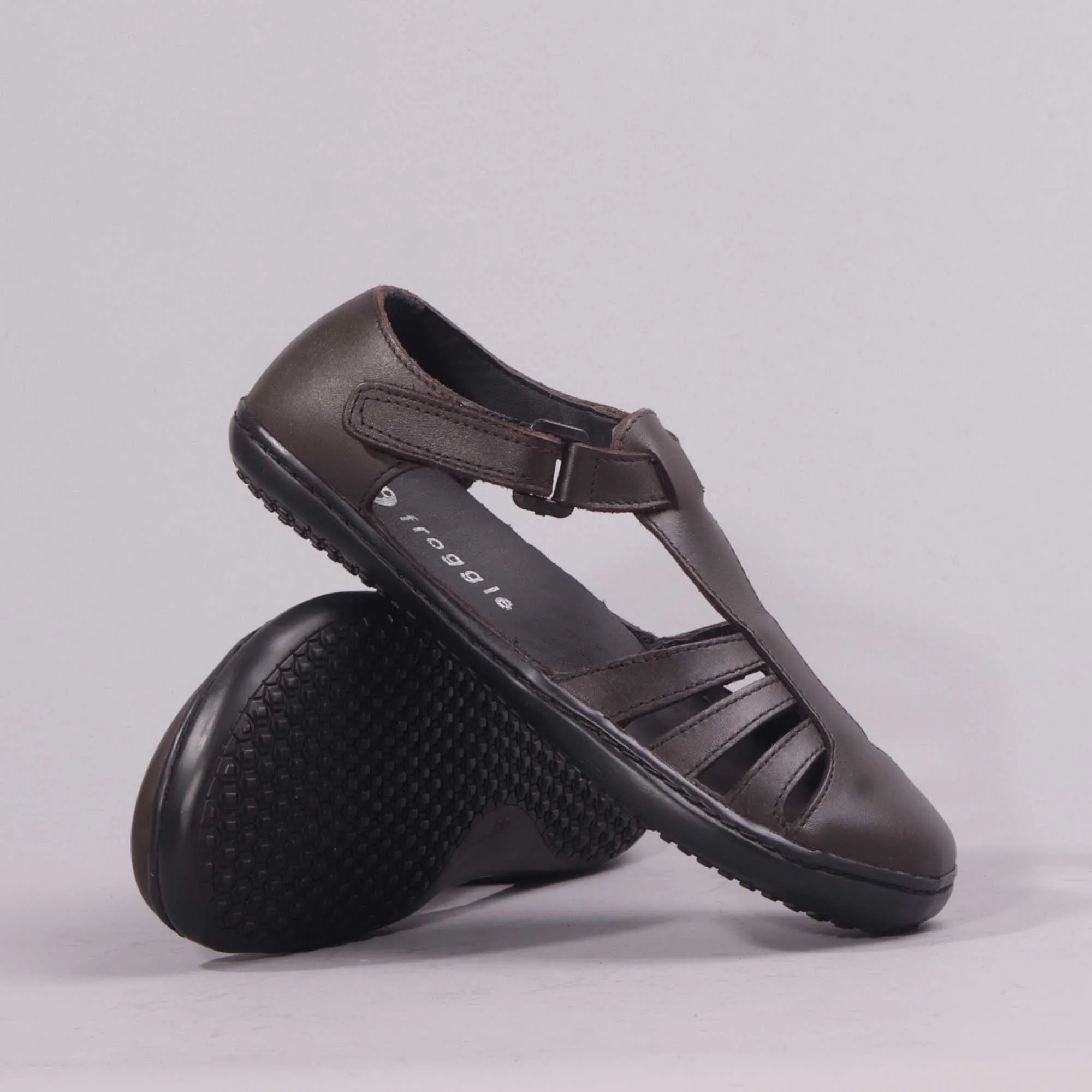 Girls School Sandal in Brown Sizes 28 - 35 - 7810