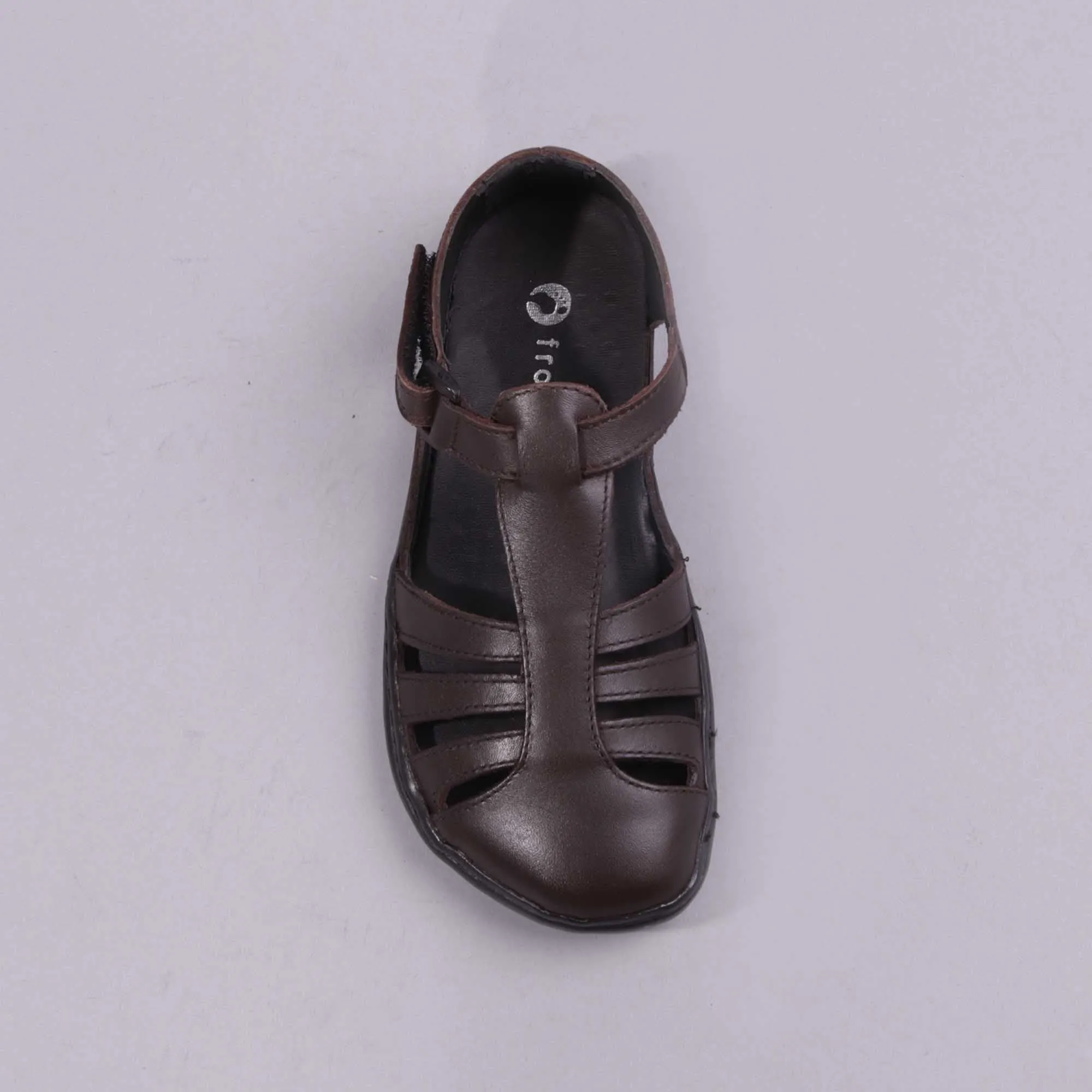 Girls School Sandal in Brown Sizes 28 - 35 - 7810