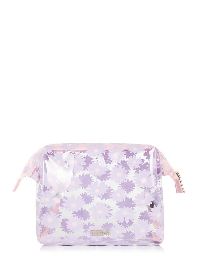 Lilac Daisy Wash Bag