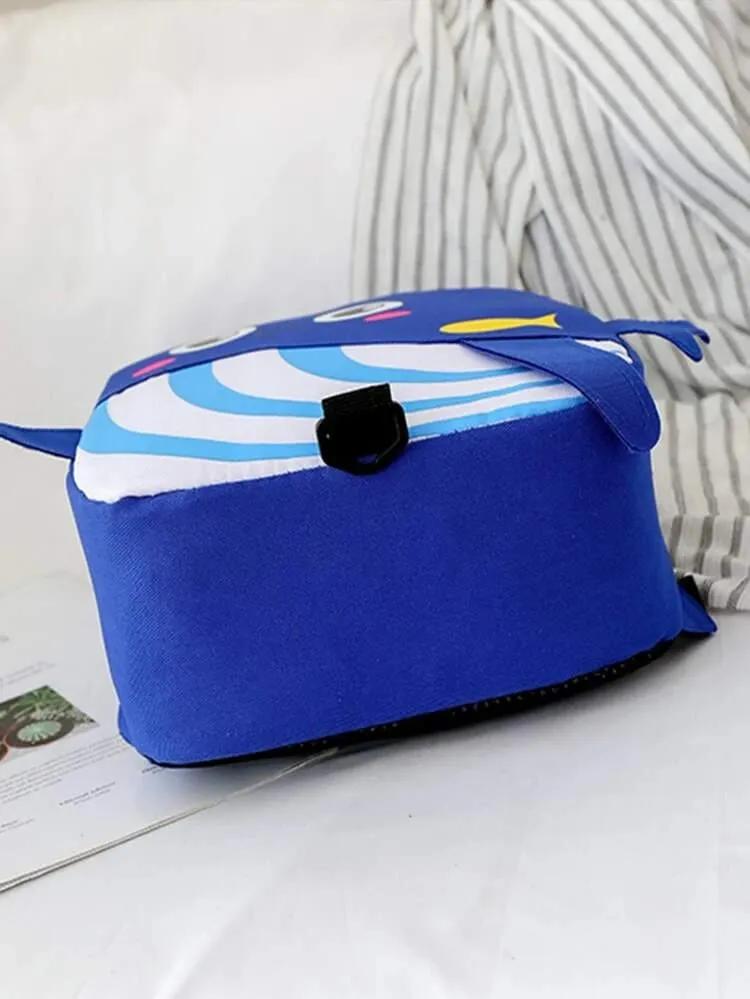 Premium Quality 3D whale Backpack for kindergarten kids