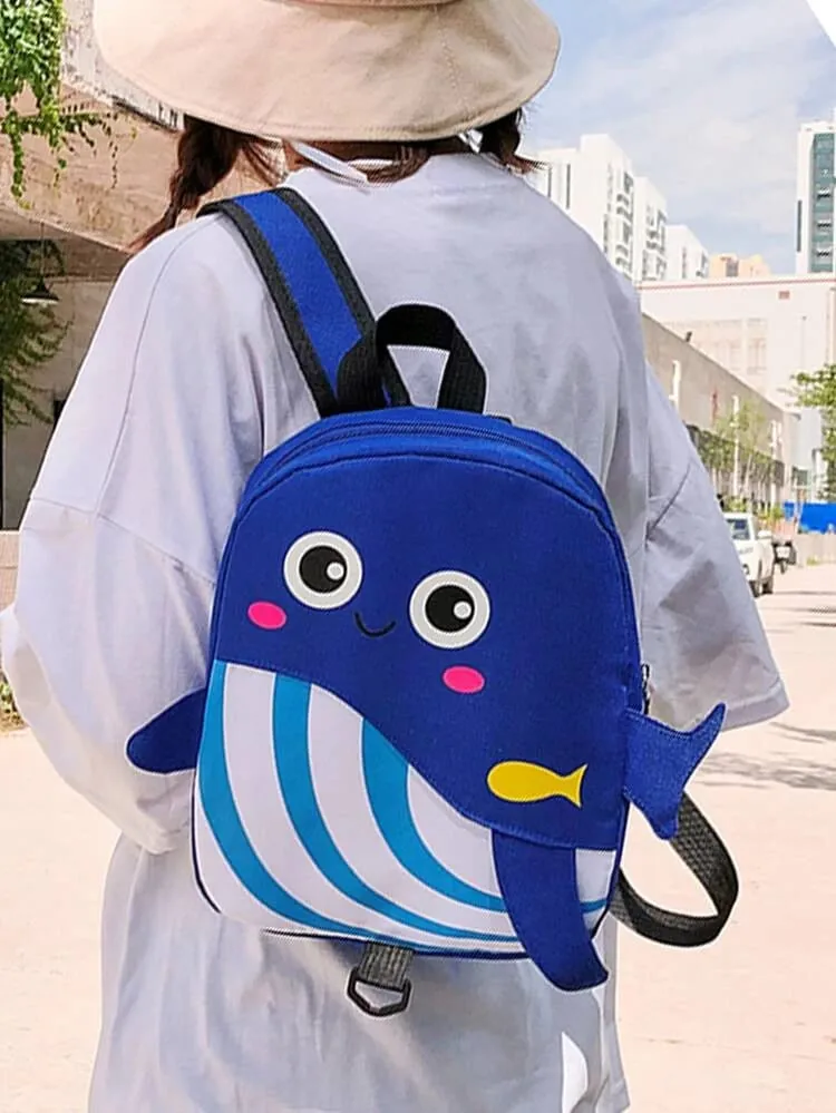Premium Quality 3D whale Backpack for kindergarten kids