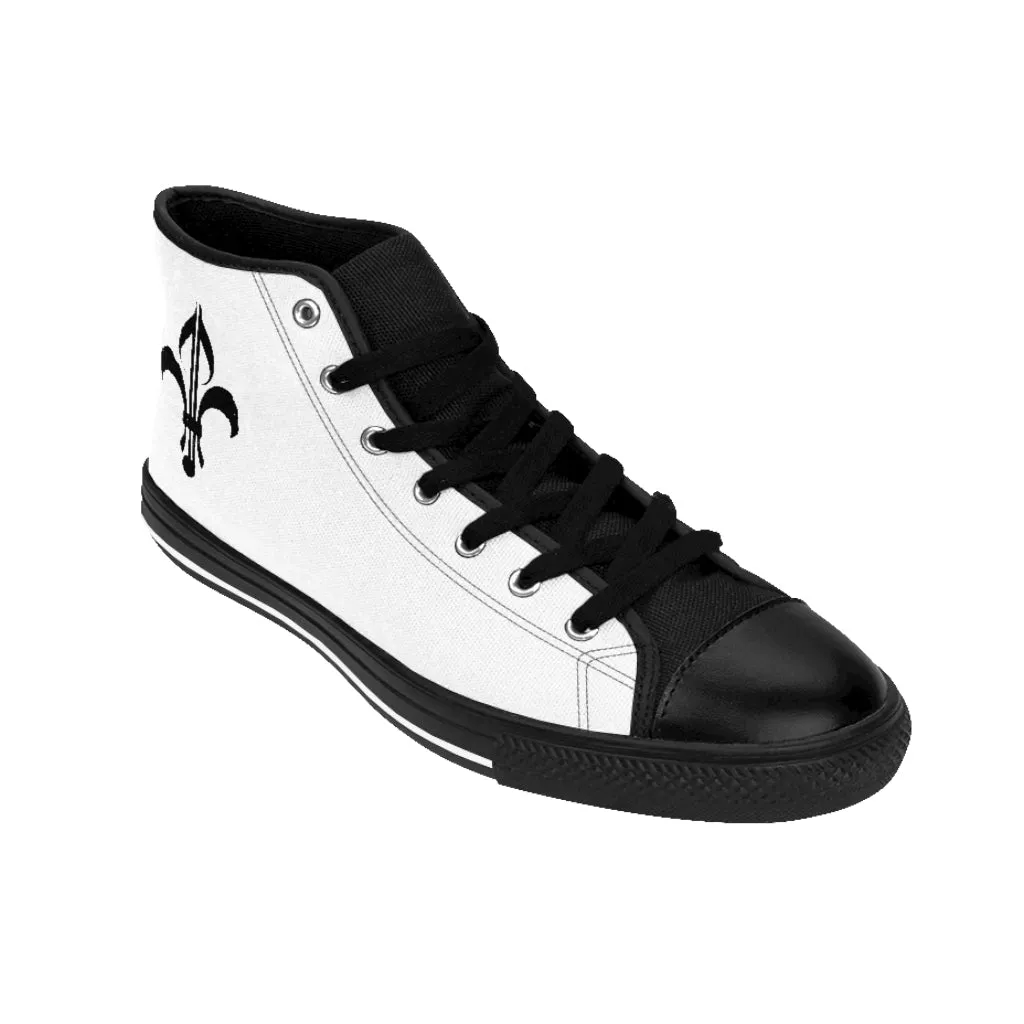 Mens High Top Punk Spats Sneakers - Edgy, Stylish, and Bold Footwear