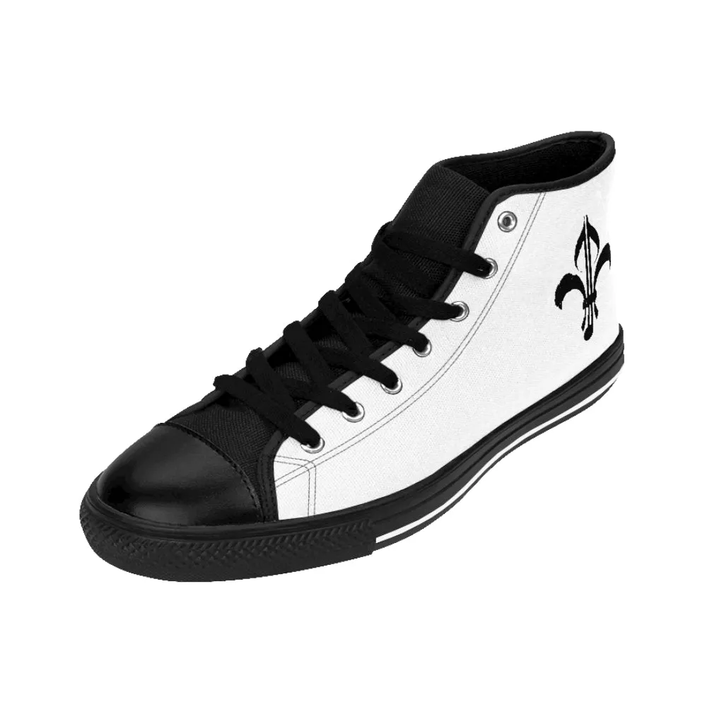 Mens High Top Punk Spats Sneakers - Edgy, Stylish, and Bold Footwear