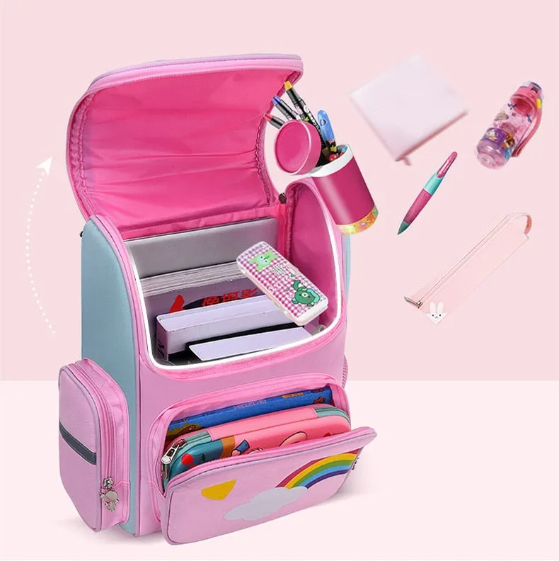 Rainbow Unicorn Backpack Set
