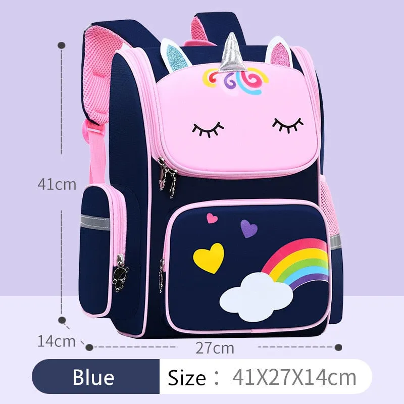 Rainbow Unicorn Backpack Set