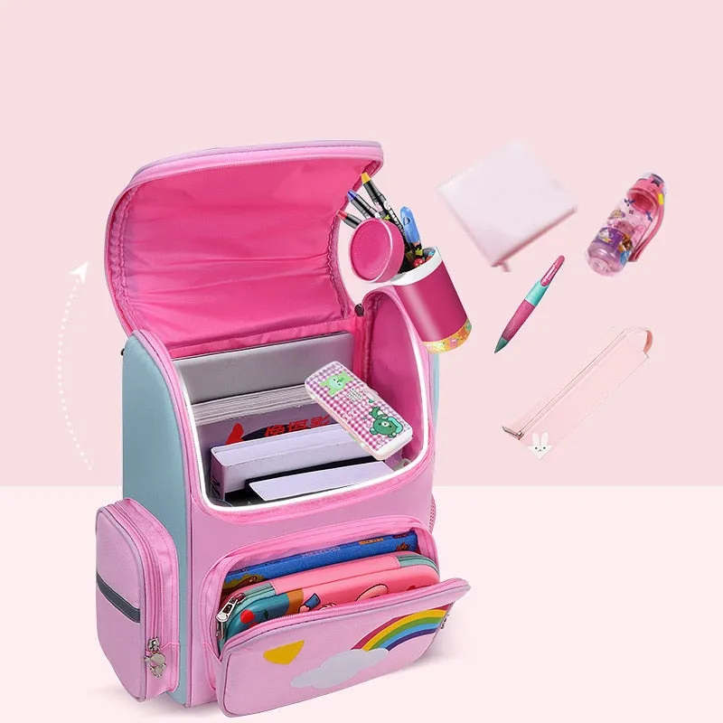 Rainbow Unicorn Backpack Set