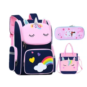 Rainbow Unicorn Backpack Set