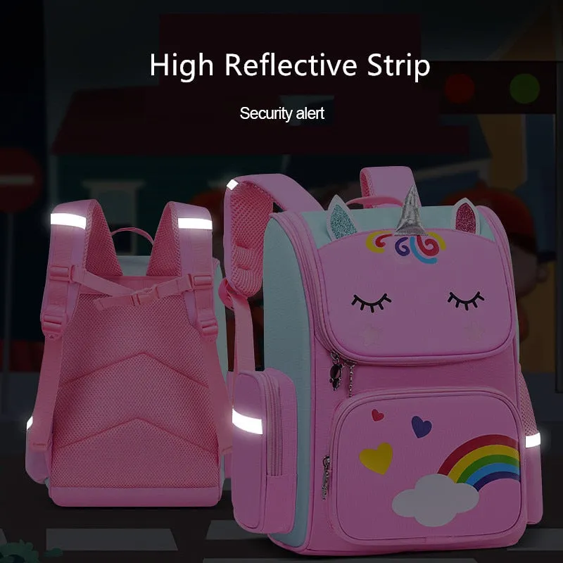 Rainbow Unicorn Backpack Set