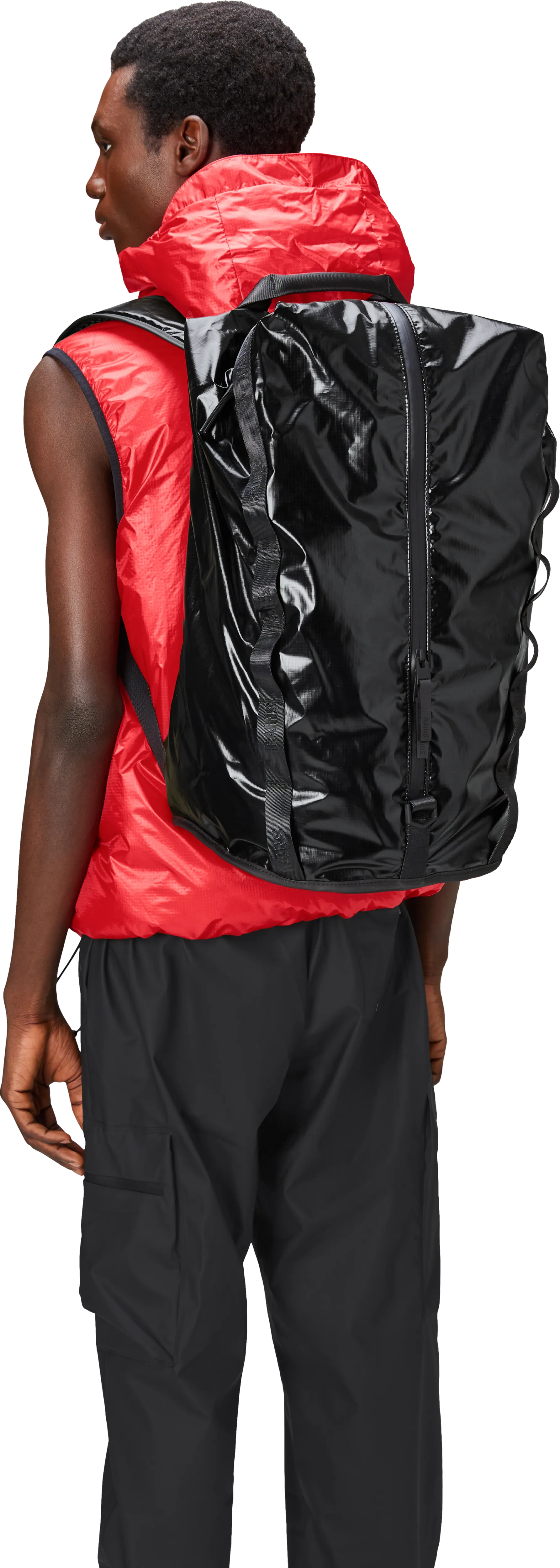 Rains Sibu Duffel Backpack W3 Black | Buy Rains Sibu Duffel Backpack W3 Black here | Outnorth