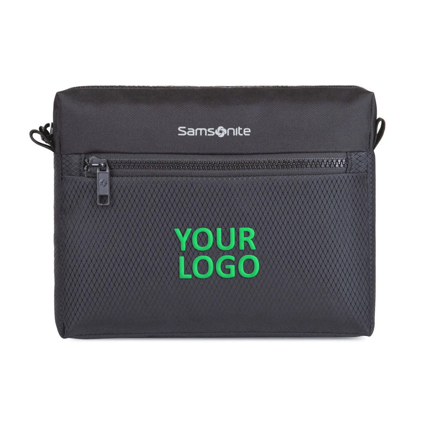 Samsonite Zippered Branded Pouches, Black
