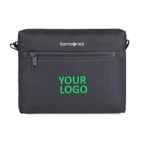 Samsonite Zippered Branded Pouches, Black