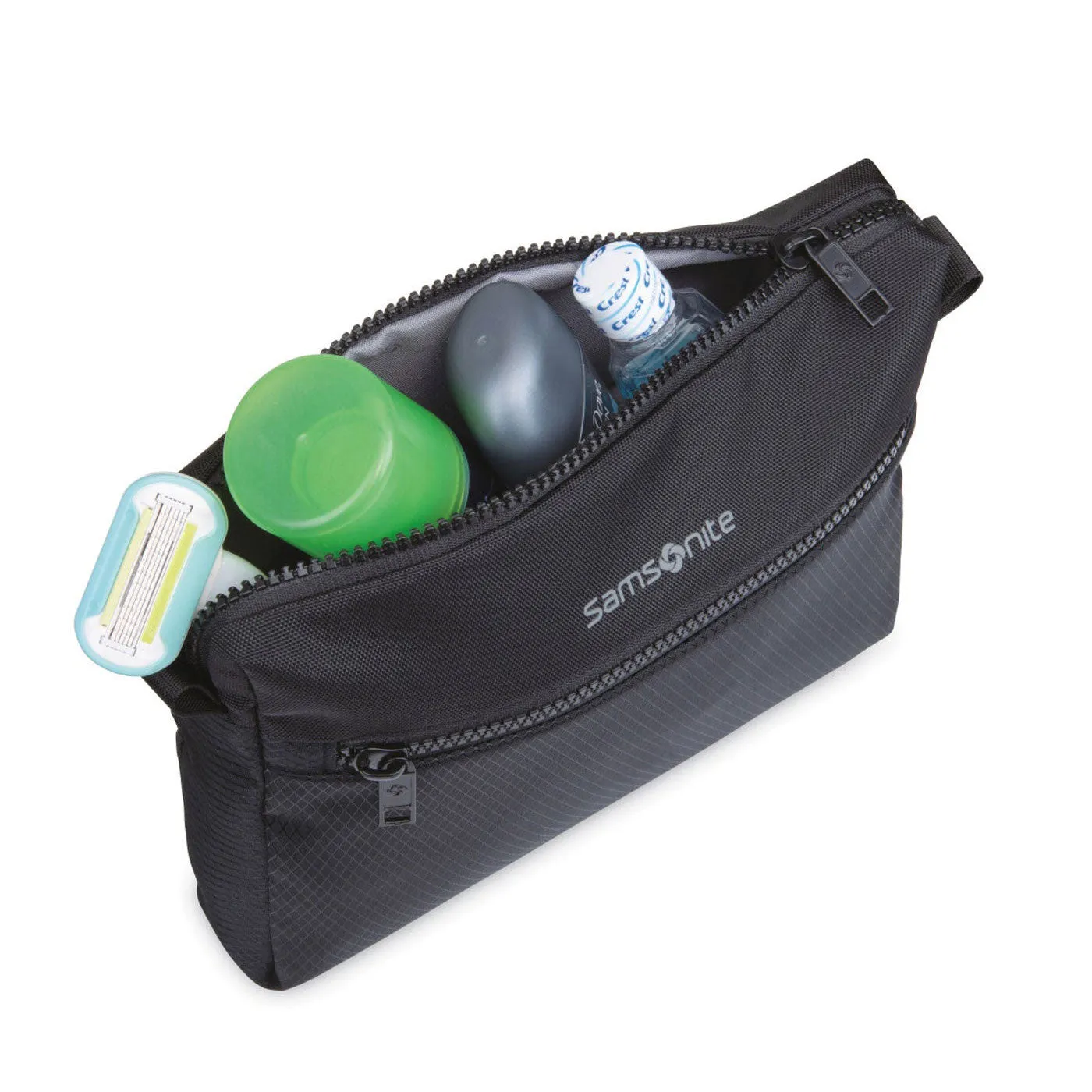 Samsonite Zippered Branded Pouches, Black