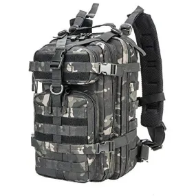 Small Military Tactical Backpack 30L Assault Backpack Tactical Bag Black Multicam-A
