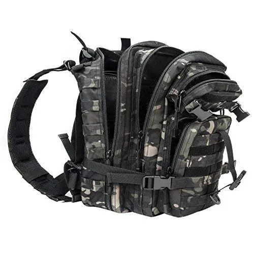 Small Military Tactical Backpack 30L Assault Backpack Tactical Bag Black Multicam-A