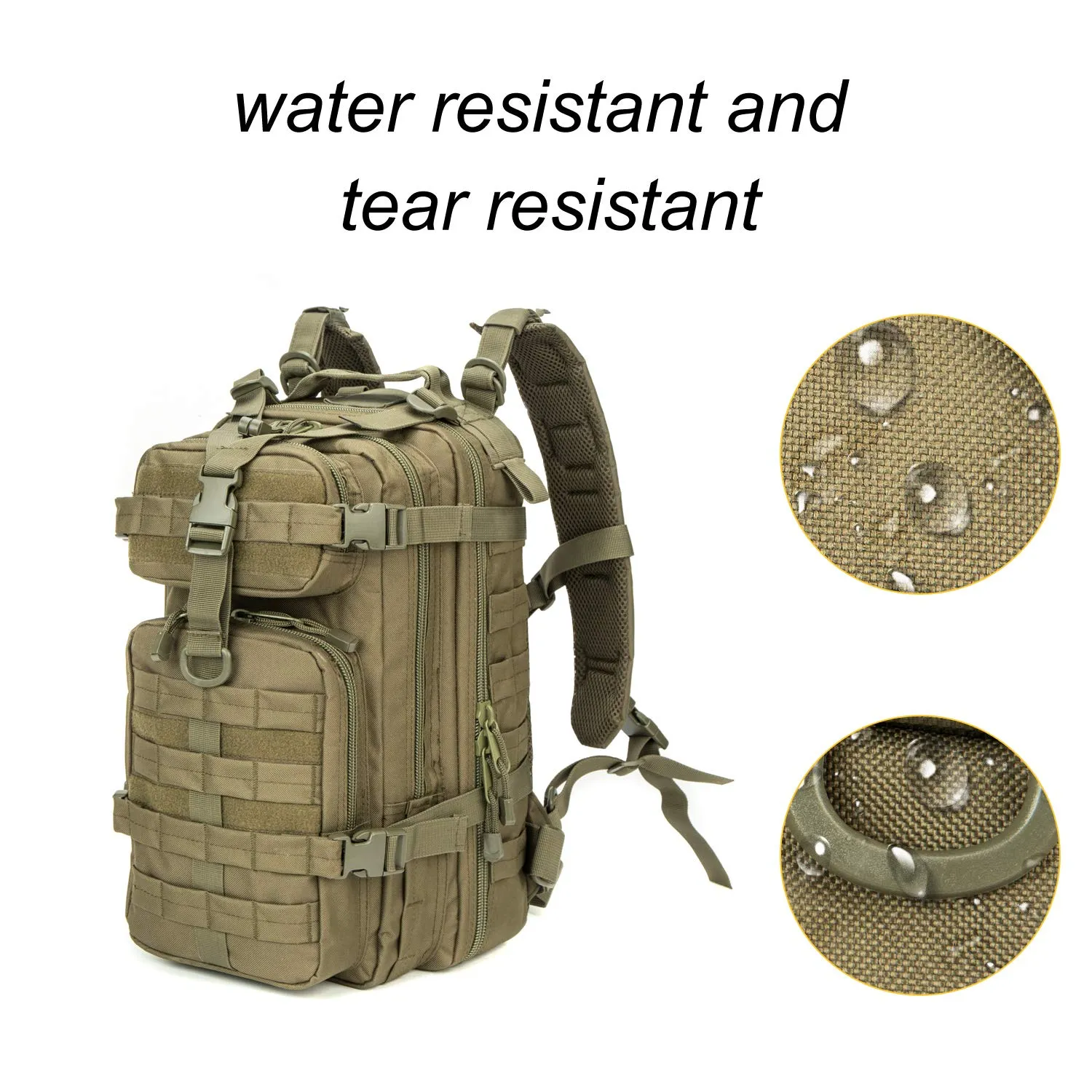 Small Military Tactical Backpack 30L Assault Backpack Tactical Bag O.d. Green