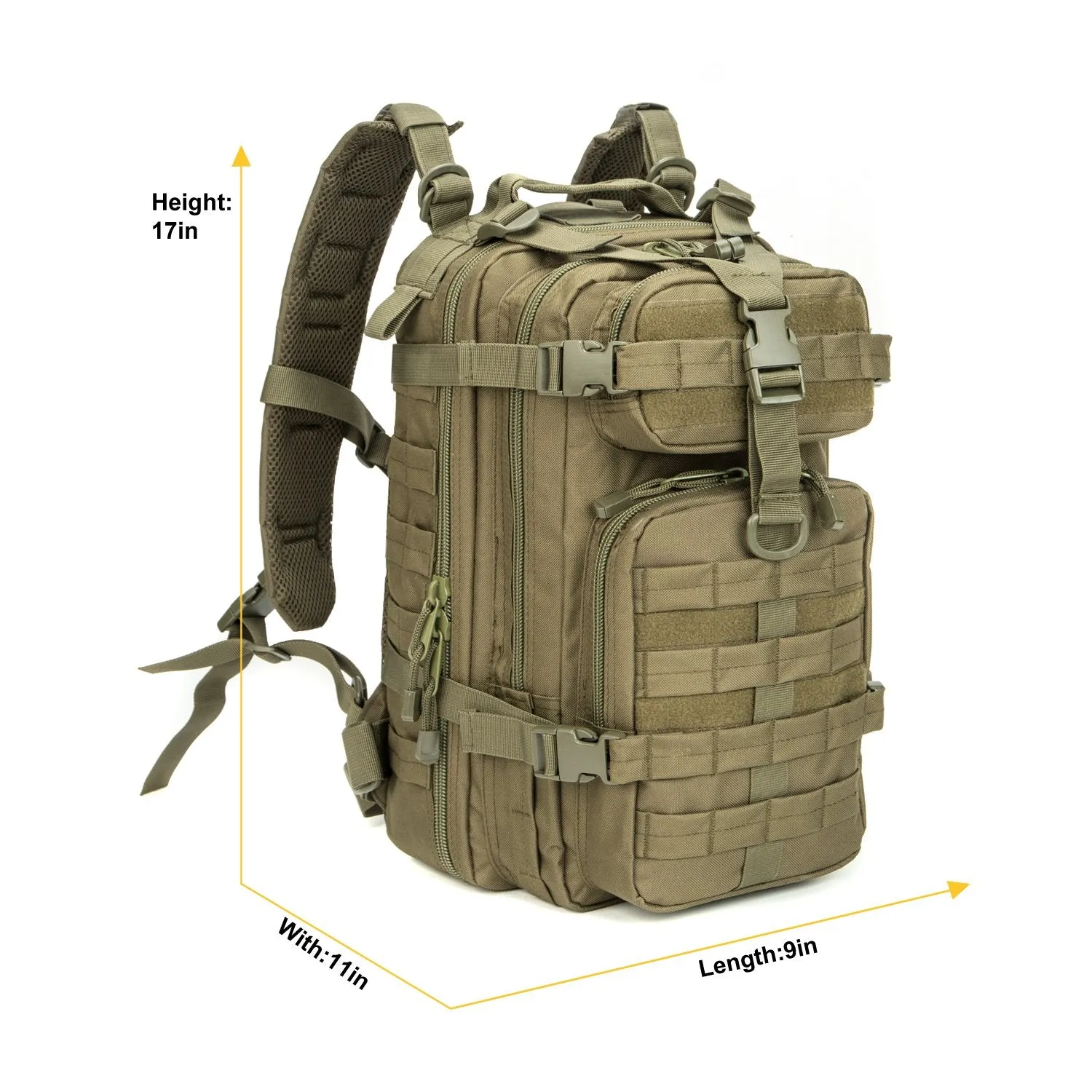 Small Military Tactical Backpack 30L Assault Backpack Tactical Bag O.d. Green