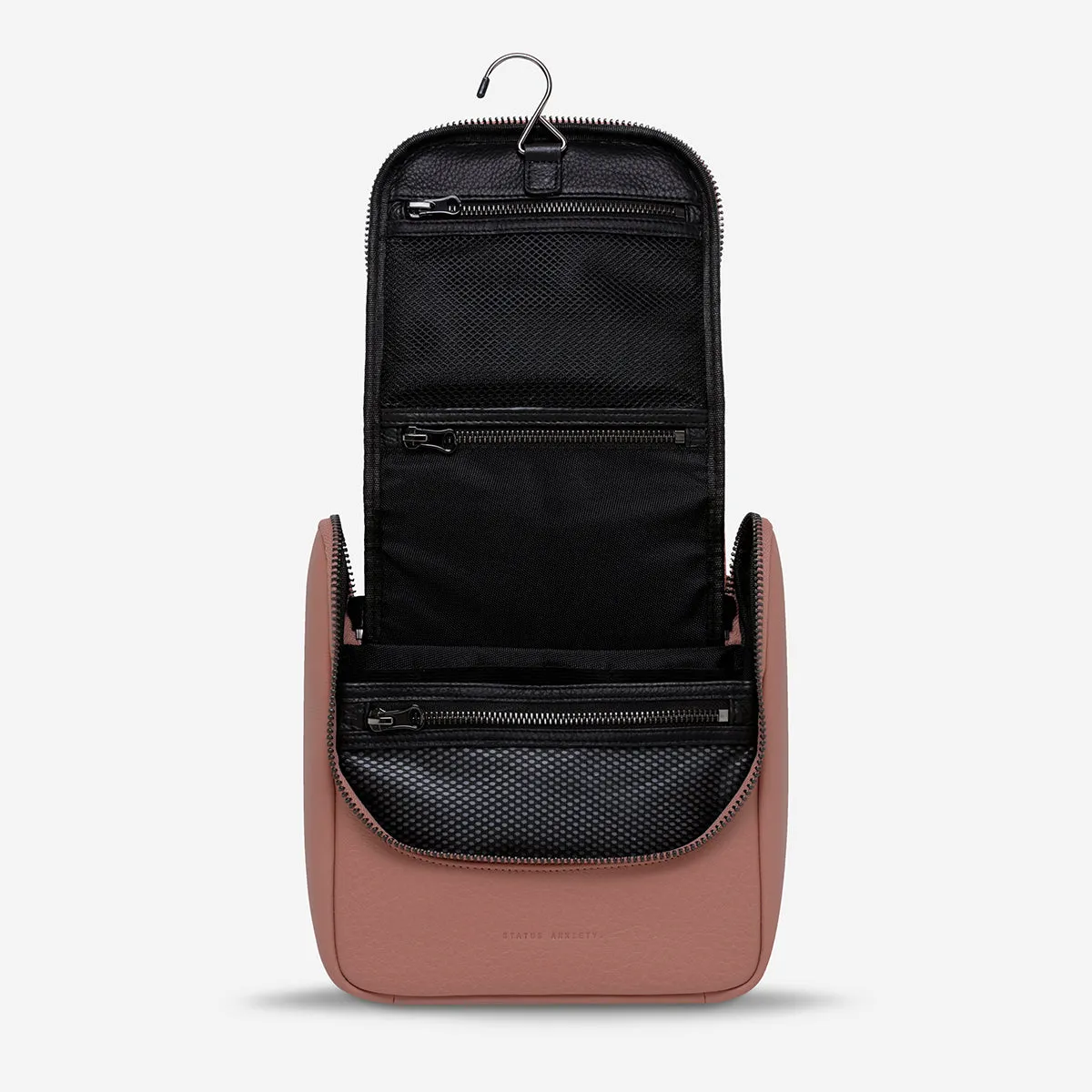Status Anxiety - Drifting Apart Toiletries Bag, Dusty Rose