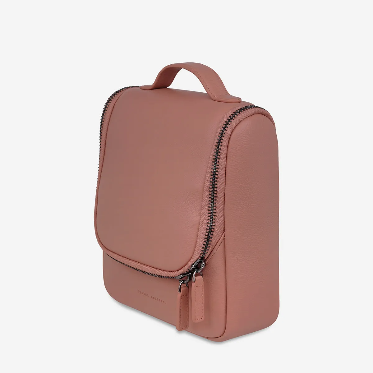 Status Anxiety - Drifting Apart Toiletries Bag, Dusty Rose