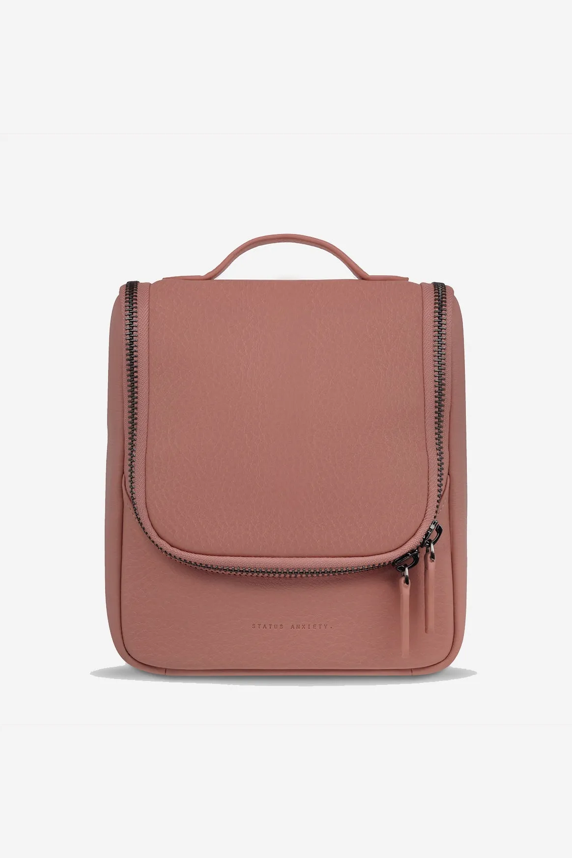 Status Anxiety - Drifting Apart Toiletries Bag, Dusty Rose