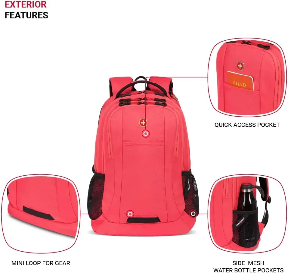 SwissGear Cecil 5505 Laptop Backpack, Teaberry, 18-Inch