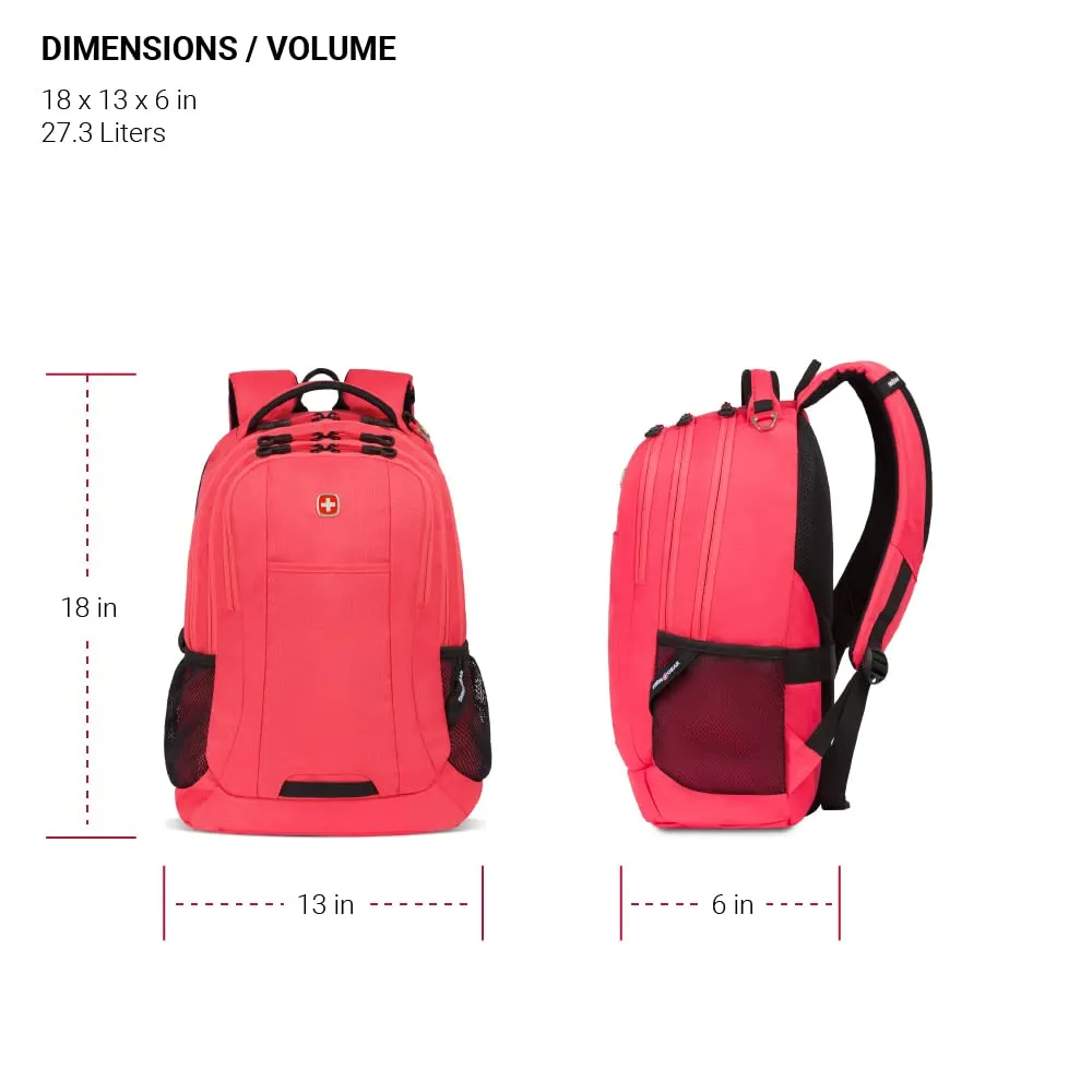 SwissGear Cecil 5505 Laptop Backpack, Teaberry, 18-Inch