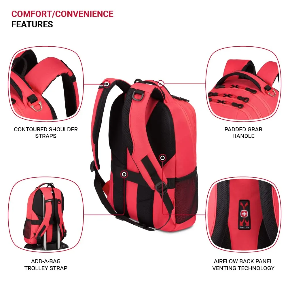 SwissGear Cecil 5505 Laptop Backpack, Teaberry, 18-Inch
