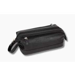 Toiletries Bag | Black | Double Zip